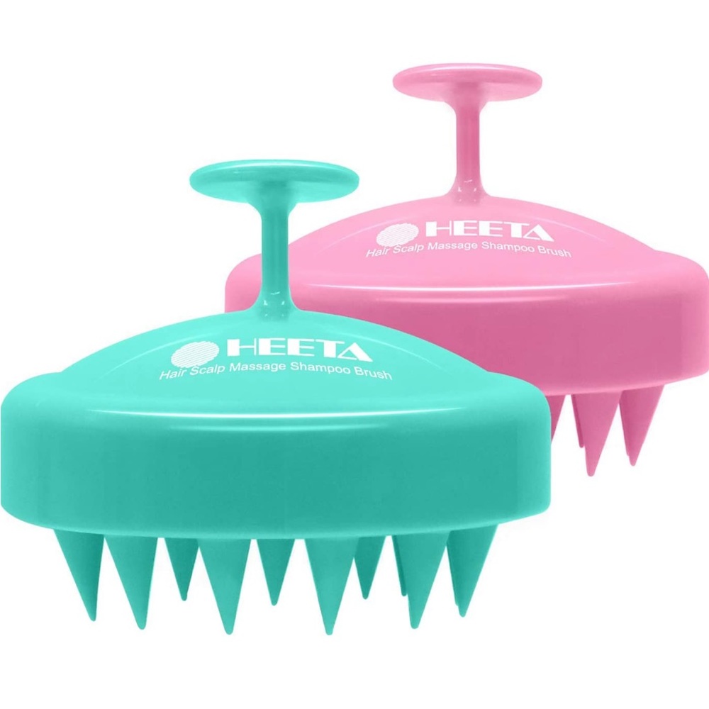NIB Soft Silicon Hair Scalp Massager Shampoo Brush